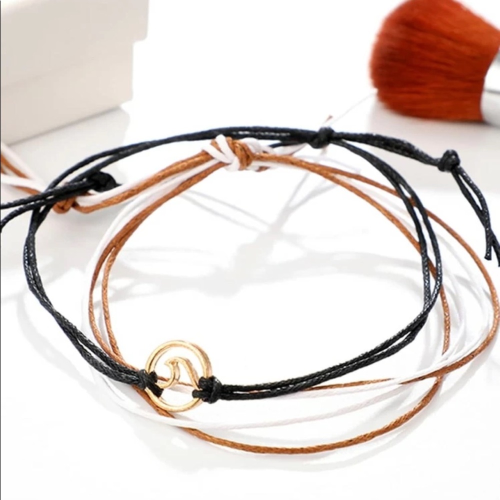 Multi-layered String Anklet 4pcs - Picture 4 of 5